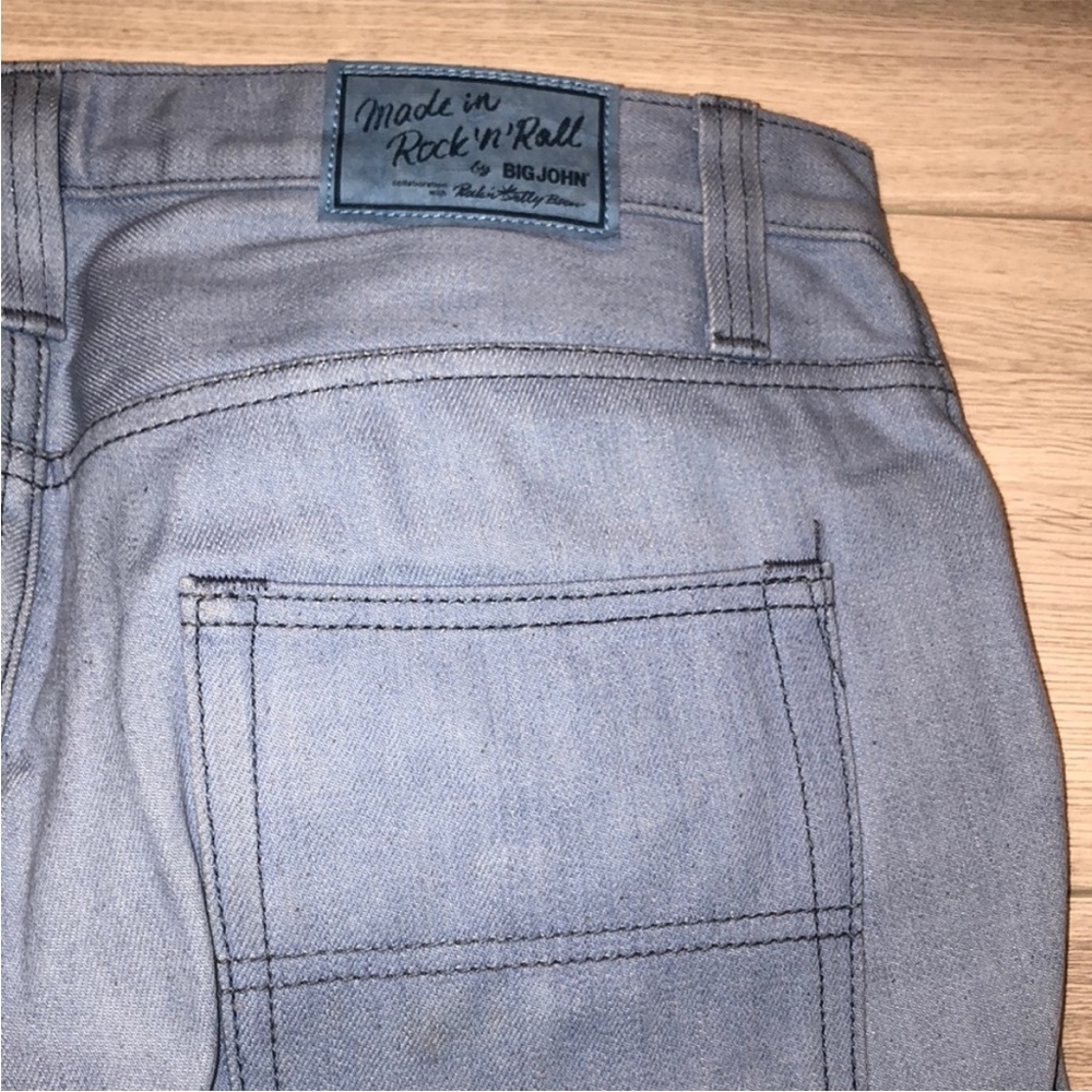 Vintage Big John BJxRJB Tapered Selvedge Skinny Jean - Picture 5 of 15